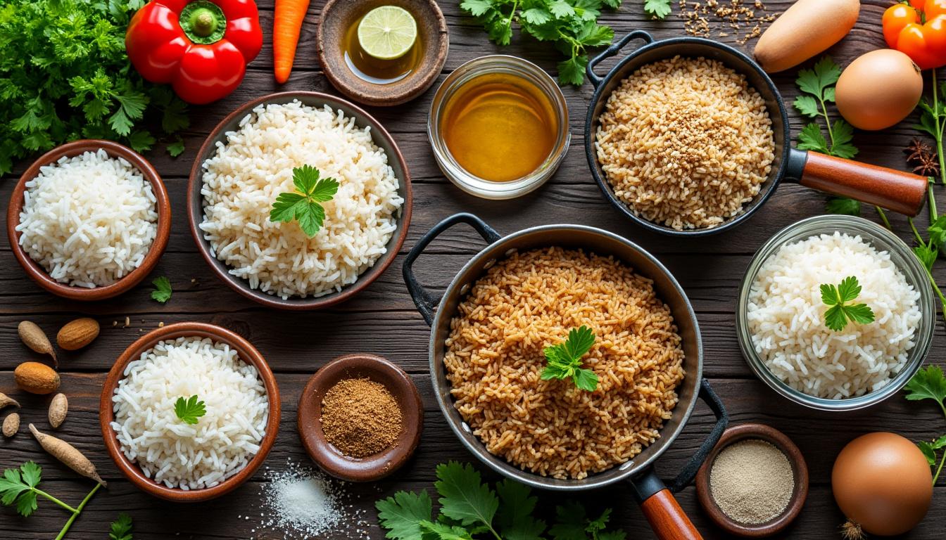 Riz et calories : la cuisson fait-elle la différence