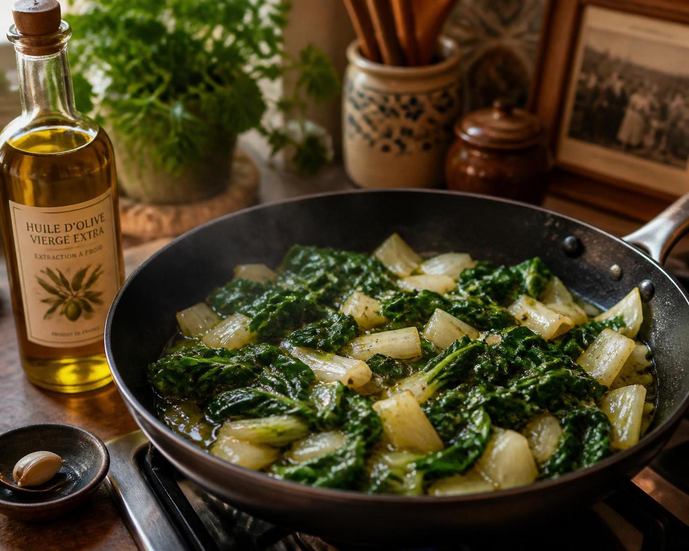découvrez l'astuce simple pour cuisiner des blettes à la poêle rapidement tout en gardant toute leur saveur. une recette facile et délicieuse pour un repas sain.
