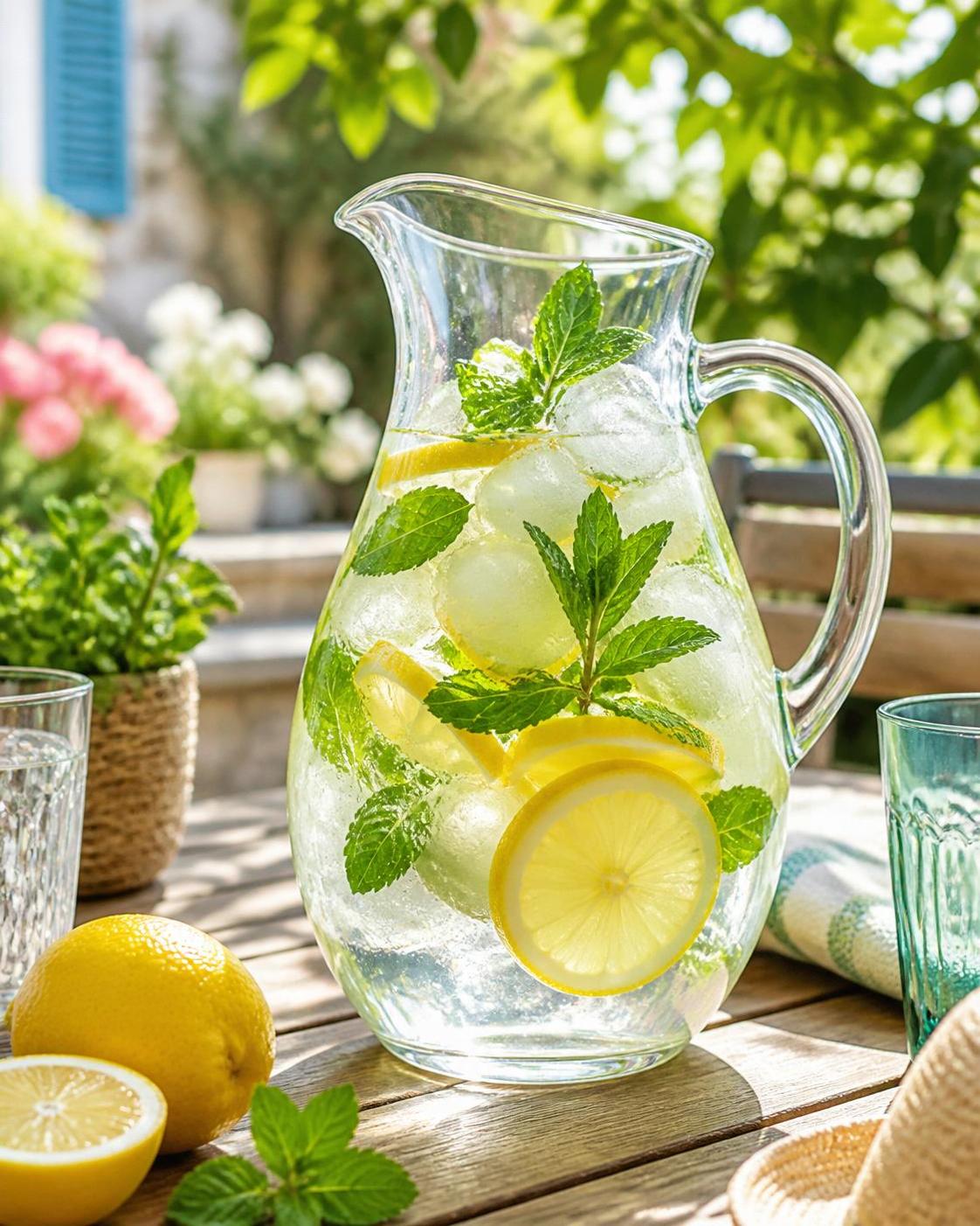 découvrez notre recette facile d'eau menthe citron, une boisson rafraîchissante et saine pour vous hydrater naturellement tout l'été.