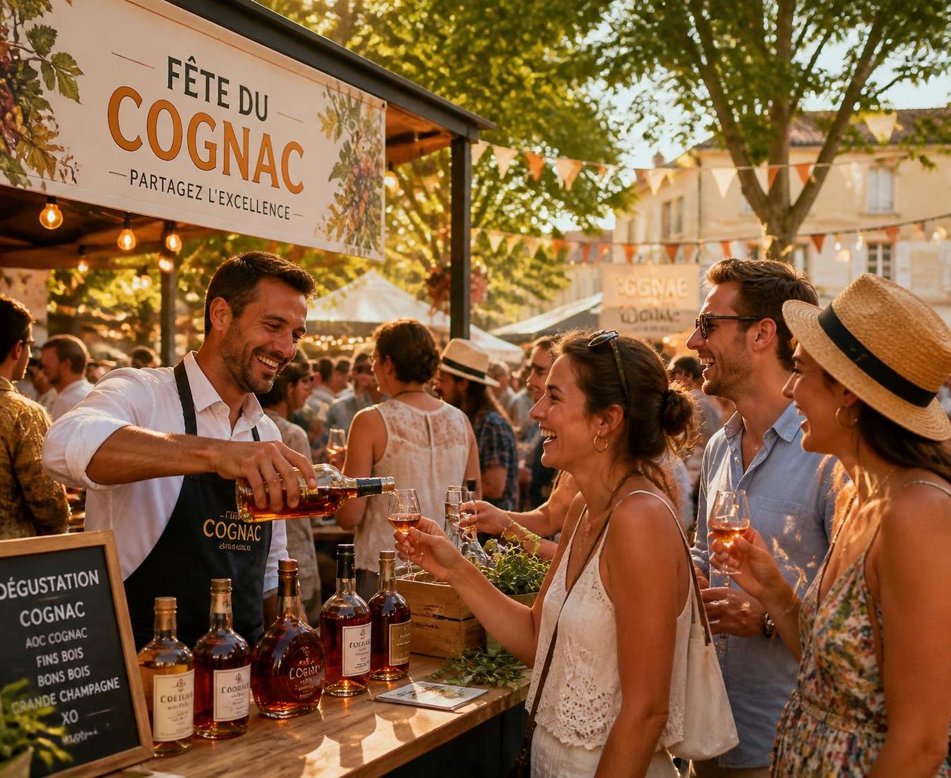 participez à la fête du cognac et explorez les secrets des meilleurs crus dans une ambiance conviviale autour d’un verre. une expérience unique pour les amateurs de ce spiritueux d’exception.