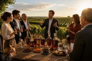 participez à la fête du cognac et explorez les secrets des meilleurs crus lors d’une dégustation conviviale entre amateurs et experts.