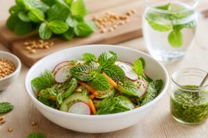 découvrez notre recette saine de koso de menthe, parfaite pour apporter fraîcheur et légèreté à vos repas. facile à préparer, elle ravira vos papilles tout en prenant soin de votre santé.
