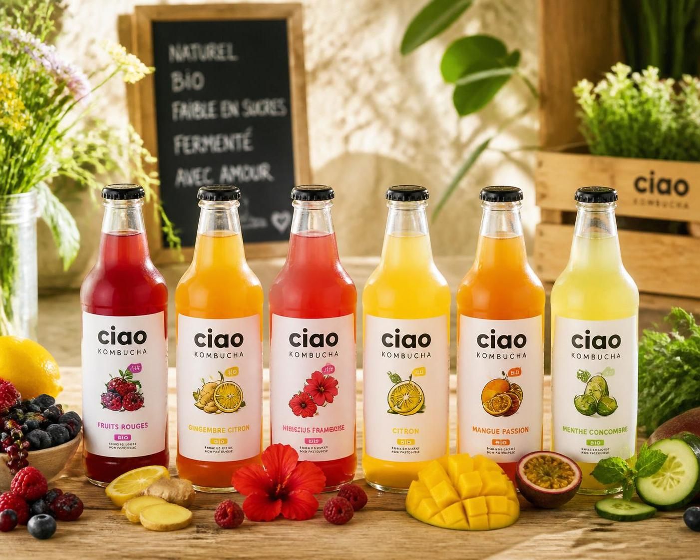 découvrez ciao kombucha, une boisson fermentée naturelle qui séduit les amateurs de healthy grâce à ses bienfaits pour la santé et son goût rafraîchissant.