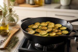 découvrez des astuces simples pour cuire la courgette à la poêle rapidement et savoureusement. méthodes faciles pour une préparation délicieuse et saine.