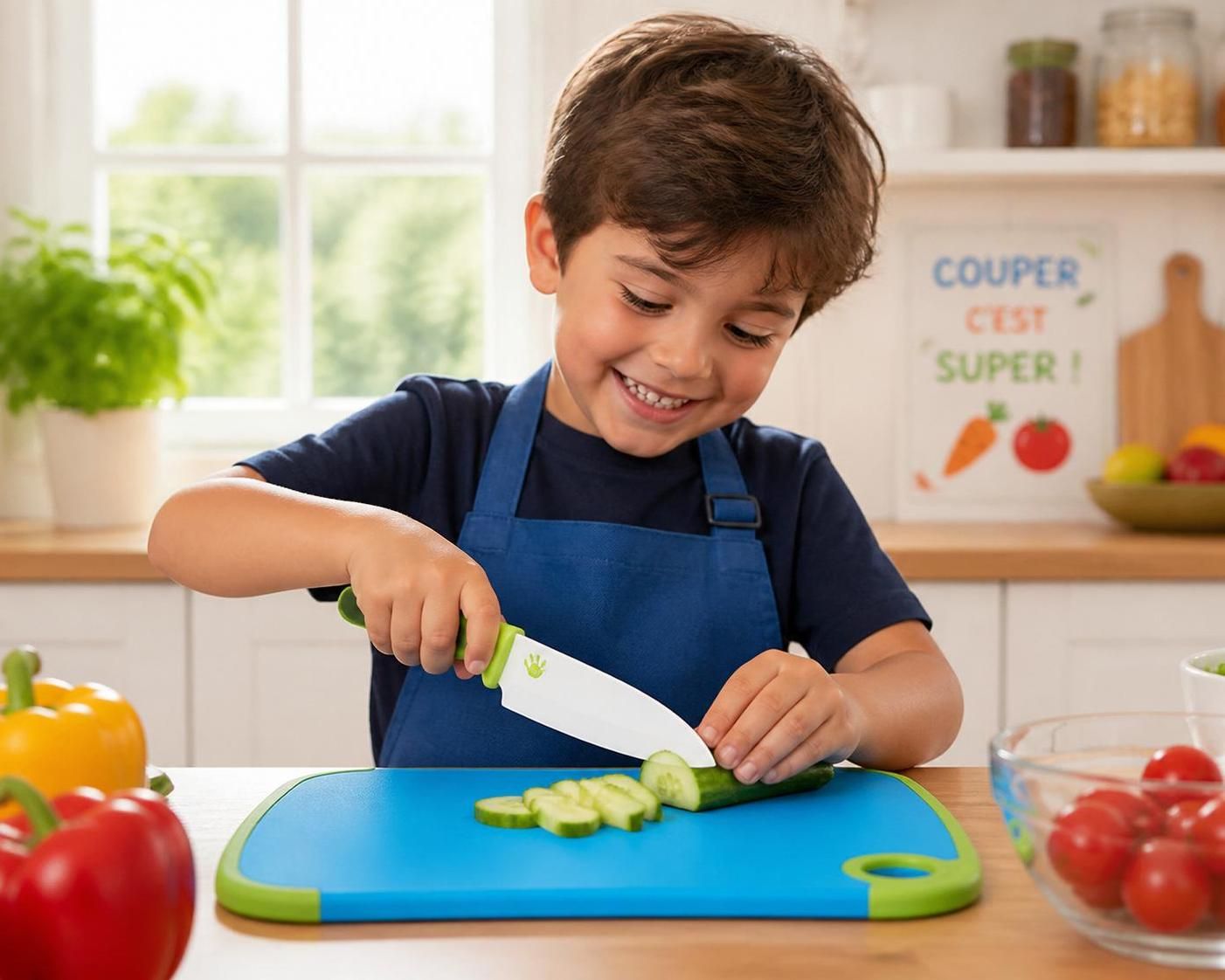 découvrez comment choisir le couteau enfant idéal pour garantir sécurité et autonomie en cuisine, avec des conseils pour un apprentissage ludique et sécurisé.