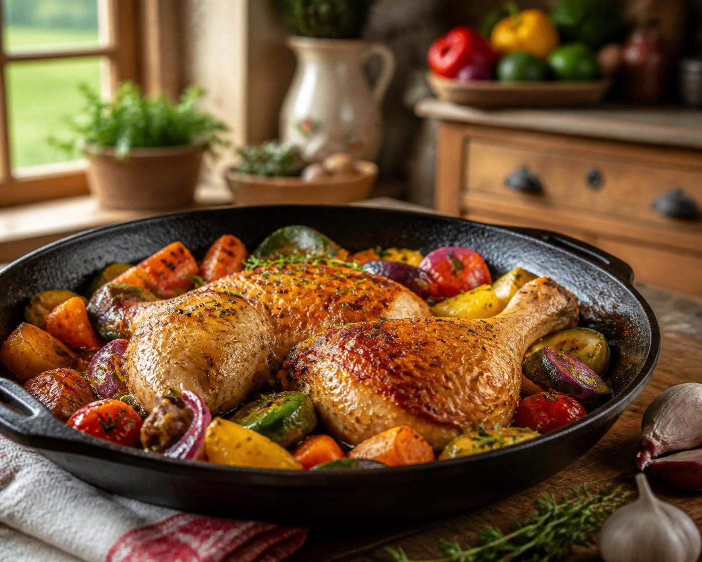 découvrez nos astuces pour réussir des cuisses de poulet à la poêle avec une peau croustillante et une viande tendre et juteuse à chaque cuisson.