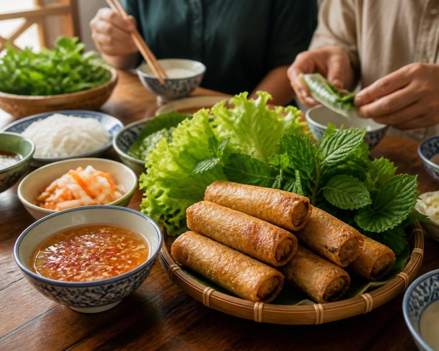 découvrez les secrets d'une recette authentique de nem vietnamien croustillant et savoureux, parfaite pour régaler vos papilles avec des saveurs traditionnelles.