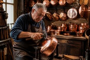 découvrez pourquoi villedieu-les-poêles est un joyau de l'artisanat du cuivre, une ville riche en histoire et savoir-faire traditionnel.