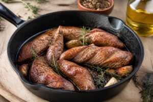 découvrez l'astuce parfaite pour des aiguillettes de canard à la poêle, tendres et savoureuses, grâce à une cuisson simple et rapide qui sublime leur goût.