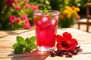 découvrez le bissap menthe, la boisson rafraîchissante et naturelle qui transforme vos pauses estivales en moments de fraîcheur et de plaisir.