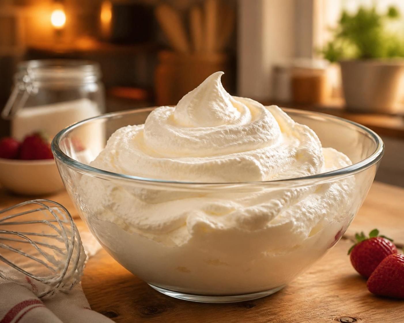 découvrez l'astuce pour obtenir une chantilly crème épaisse avec une texture légère et onctueuse, parfaite pour sublimer vos desserts et gourmandises.