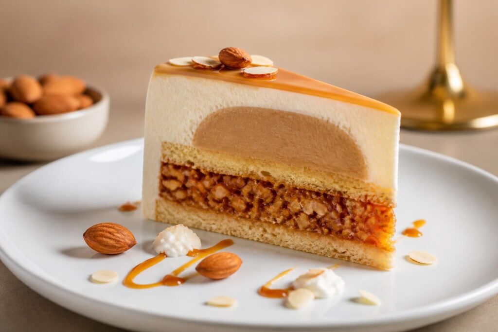 découvrez notre croustillant amande pour entremet, l'ingrédient gourmand qui apporte une texture unique et sublime vos desserts.