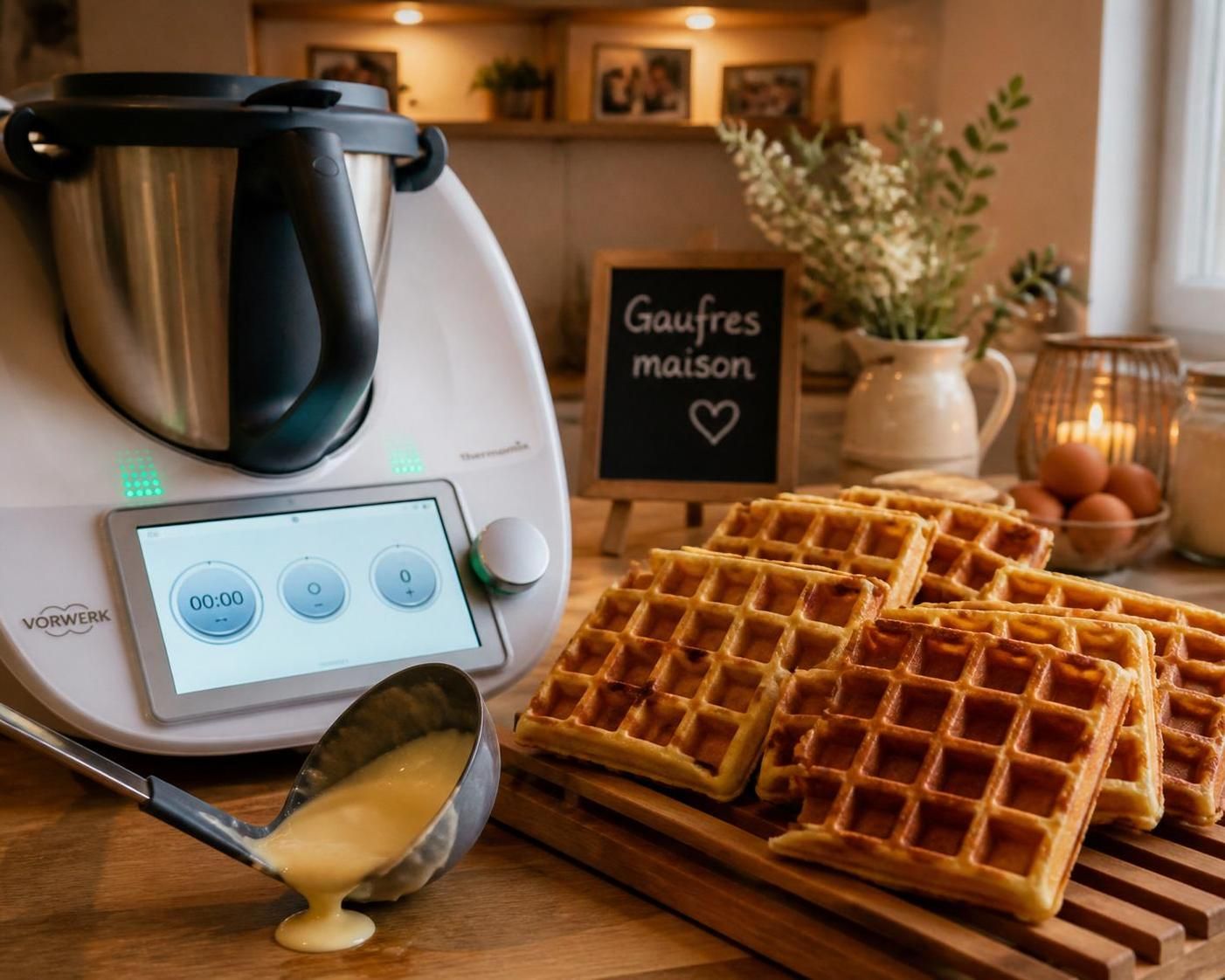 découvrez l'astuce simple pour réussir des gaufres croustillantes avec votre thermomix à chaque préparation. une recette facile pour un résultat parfait garanti !