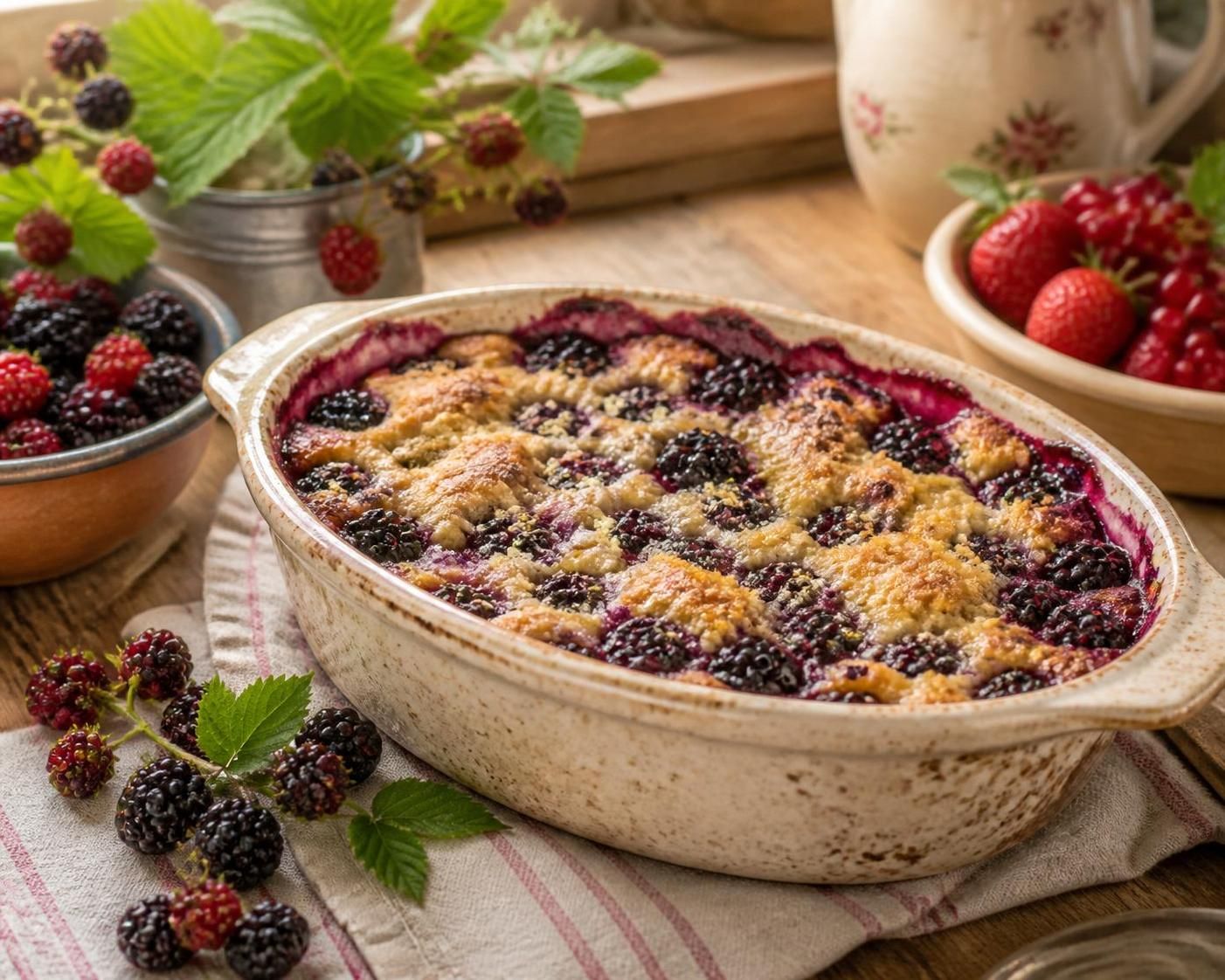 découvrez notre recette gourmande de gratin de mûres pour sublimer les fruits rouges avec douceur et saveur. un dessert simple et délicieux à savourer en toute saison.