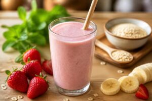 découvrez notre recette healthy de smoothie fraise banane, une boisson délicieuse et nutritive qui plaît à tous les goûts. parfait pour un petit-déjeuner ou une collation équilibrée.