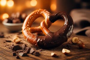 découvrez le mariage délicieux du bretzel enrobé de chocolat, une alliance surprenante qui ravit les papilles des gourmands à la recherche d'originalité et de douceur.