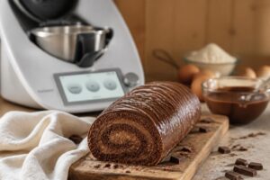 découvrez la recette facile du roulé au chocolat avec thermomix, un dessert gourmand et rapide à préparer pour régaler toute la famille.