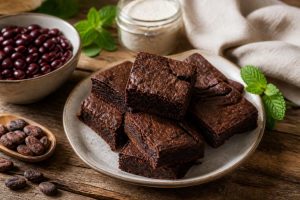 découvrez cette recette gourmande de brownies aux haricots rouges sans gluten, idéale pour allier plaisir et santé avec une texture fondante et un goût délicieux.