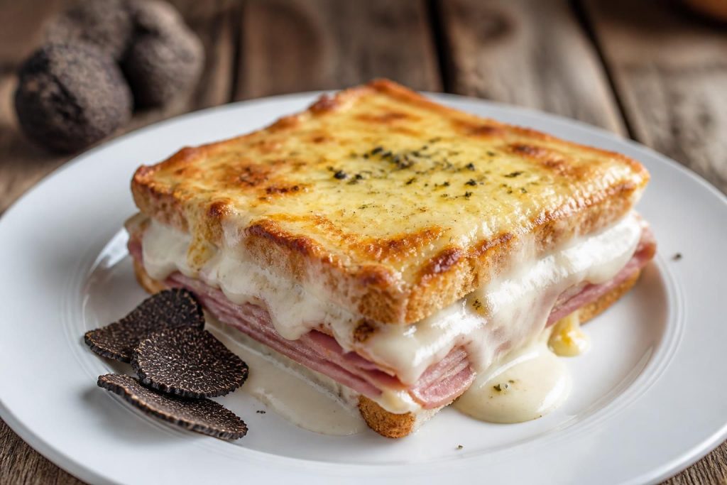 découvrez nos recettes gourmandes de croque-monsieur au comté, délicieusement accompagnées de jambon, béchamel onctueuse ou parfumées à la truffe pour un plaisir authentique.