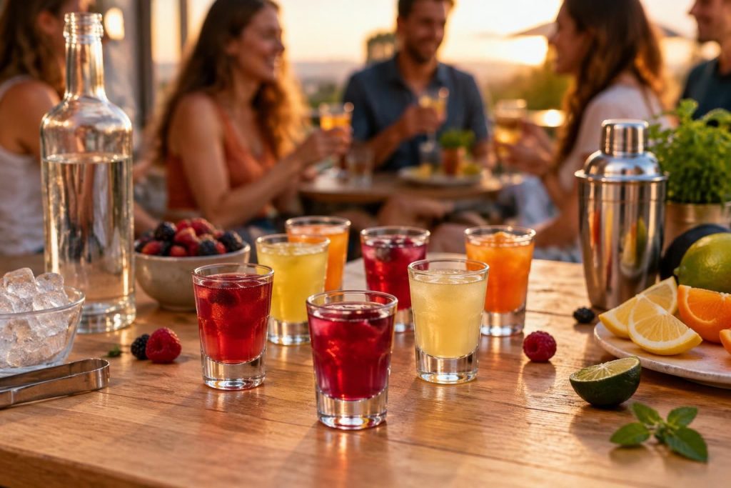 découvrez une recette de shooter à la vodka simple et rapide, ainsi que des idées de cocktails faciles pour réussir vos apéritifs entre amis.