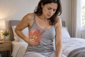 découvrez les symptômes du calcul biliaire chez la femme : douleurs typiques, causes possibles et signes qui nécessitent une consultation.