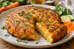 découvrez une galette de carotte et courgette au four, une recette healthy, gourmande et facile à préparer pour un repas léger.