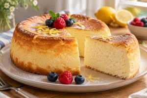 découvrez un gâteau au fromage blanc moelleux et léger, facile à préparer. une recette rapide et savoureuse pour un dessert gourmand à partager.