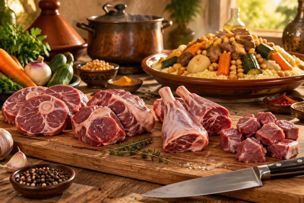 découvrez les meilleurs morceaux d’agneau pour un couscous savoureux et fondant, avec nos conseils de cuisson pour réussir votre plat.