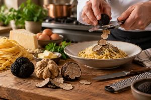 découvrez nos astuces pour cuisiner la truffe noire, blanche ou d’été et révéler leurs arômes dans vos recettes.